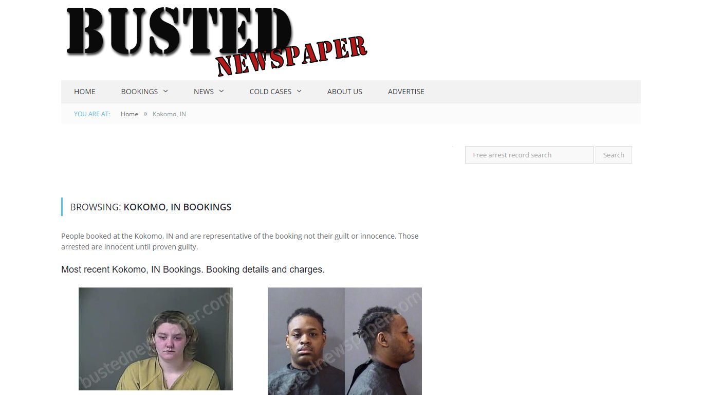 Kokomo, IN Mugshots - BUSTEDNEWSPAPER.COM